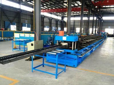 PLC Control Galvanized Stainless Steel E Style Cable Tray Cable Ladder Cold Roll Forming Machine