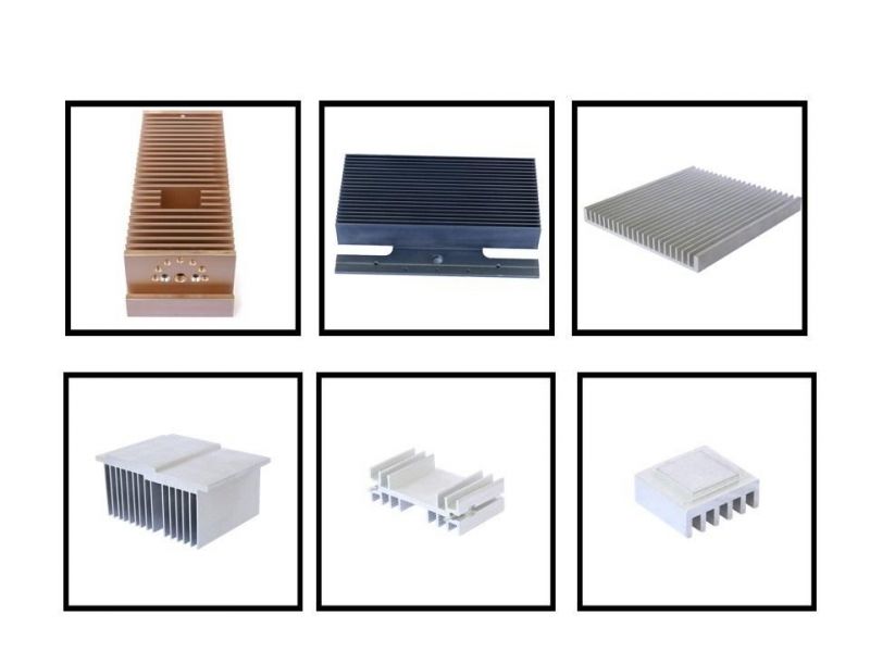 Factory Customized Aluminium Heat Sink Extruded Aluminum Heat Sink
