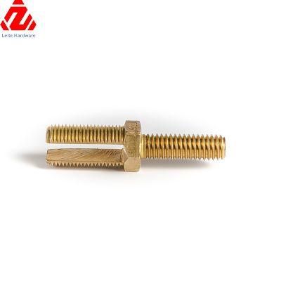 Custom Brass CNC Turned Turning Pipe Fitting Adapter