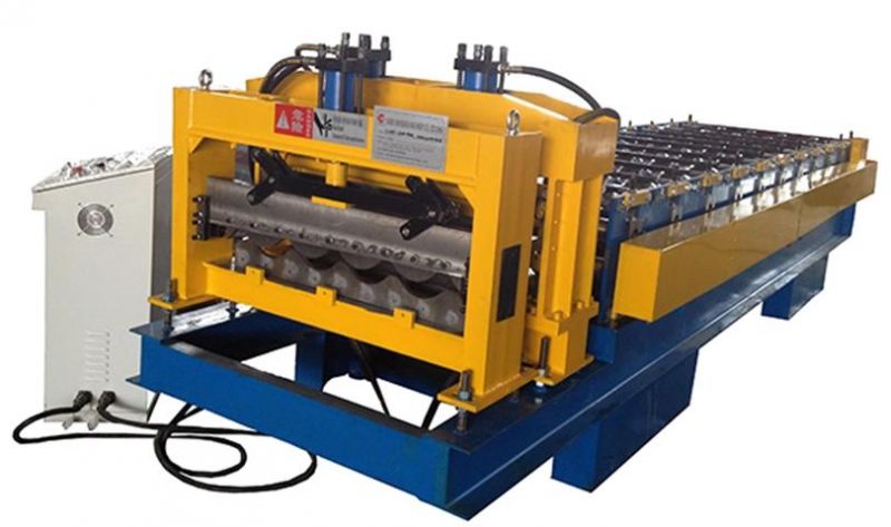 Corrugated Glazed Tile Metal Roof Panel Roll Forming Machine