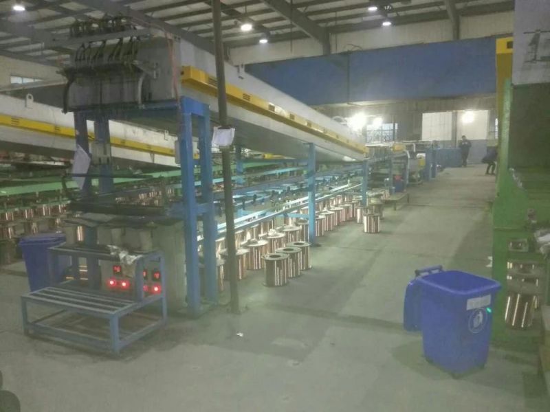 Copper Alloy Cable Wire Annealing Tinning Winding Bunching Twisting Stranding Extrusion Machine