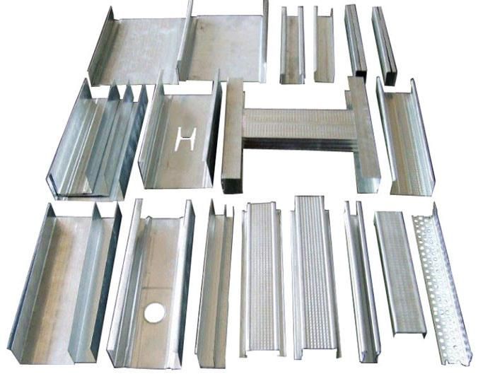 Galvanized PPGI Drywall Structure Material Light Steel Keel Making Machine