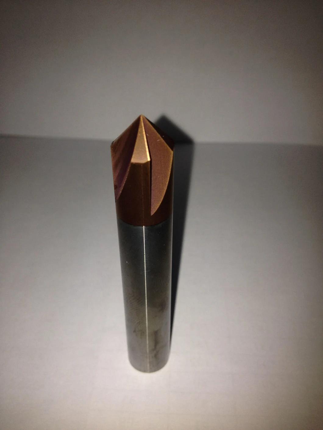 Hard Metal 45HRC 55HRC End Mill CNC Milling Cutter Solid Carbide Chamfer End Mill