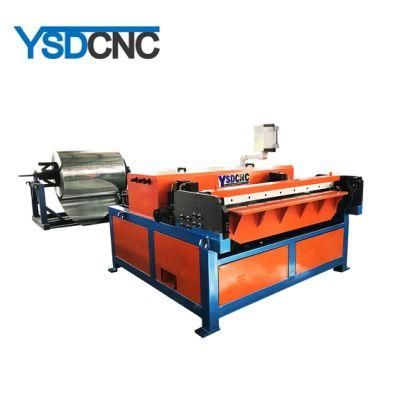 Ysdcnc Brand Ventilation Sheet Metal Auto Sheet Metal Duct Line 3 /Square Air Duct Making Machine