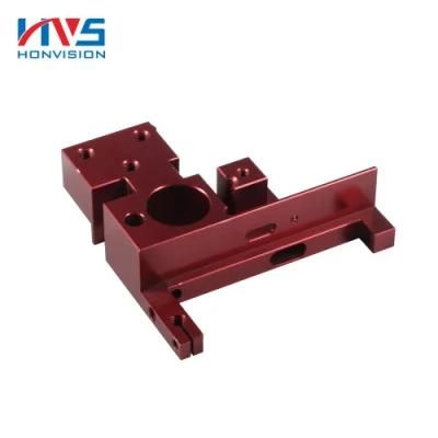 Aluminum China CNC Machining Parts Red Aluminum Anodizing