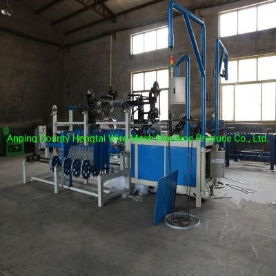 Full Automatic Diamond Mesh Chain Link Fence Making Machine