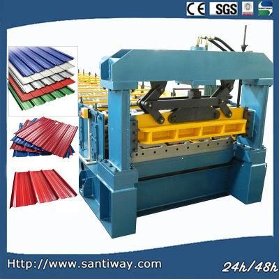 Low Price China Factory Building Material Color Steel Glazed Tile Cold Roll Forming Machine
