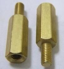 M3 Brass Hexagonal Threaded Cylinder Spacer Washer Bushing CNC Parts