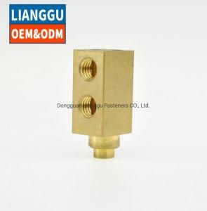 Custom Terminal Block &#160; Electrical CNC Milling Bike Parts Solid Brass Air Brake Adapter