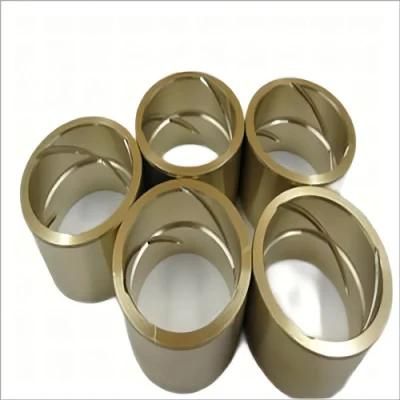 Customized Shaft Sleeve Bearing Copper Sleeve Manufacturer Oil Groove Copper Sleeve Wear-Resisting Bushing