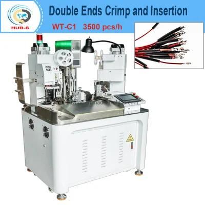 Fully Automatic Double Ends Crimping and Heat Shrink Tube Insertion