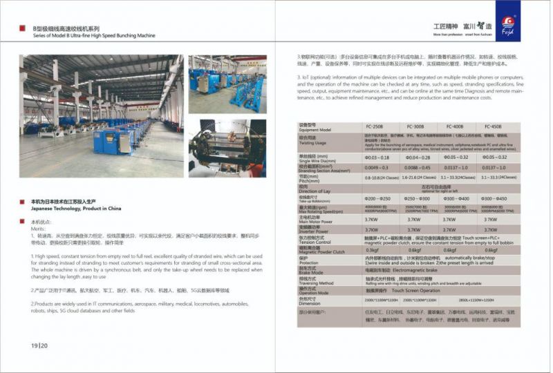 Alloy Wire, 0.04-0.32mm Copper Cable Wire Drawing Twisting Machinery Bunching Stranding Winding Rewinding 3.7kw Power Wire Making Machine