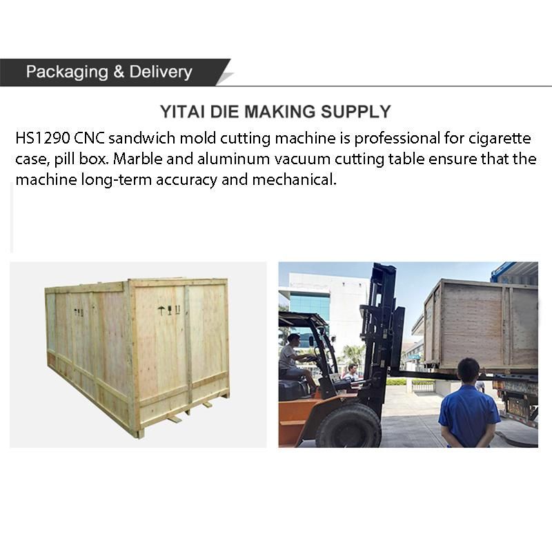 Industry CNC Sandwich Die Routing Machine for Cigarette Case