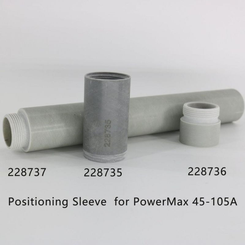 Long Positioning Sleeve 228737 for Max 45-105 Plasma Cutting Torch Consumables 105A2208737