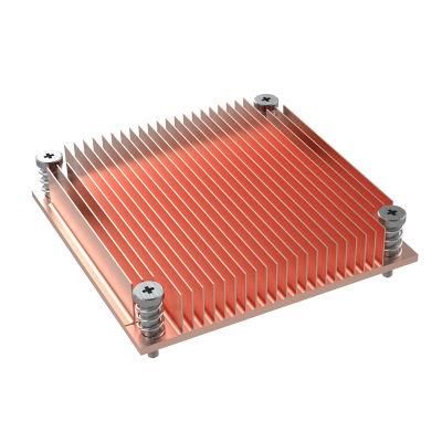 Copper Skived Fin Heat Sink for Svg and Power and Inverter
