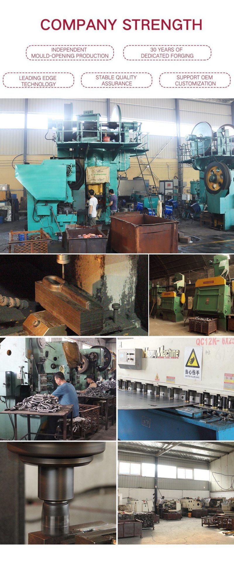 Professional OEM Custom Metal Steel Hot Forging Parts Hot Forging Drop Forged Parts