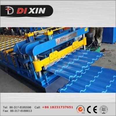 Dx 1100 Color Steel Sheet Roof Tile Forming Machine