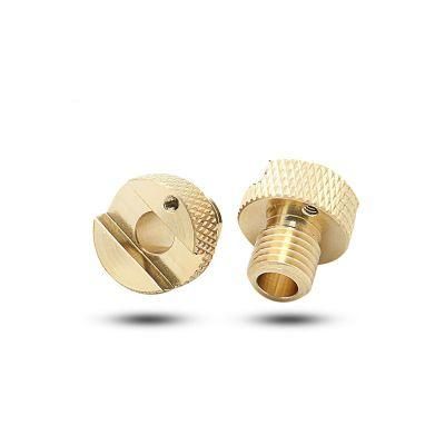 OEM Custom Anodizing Brass Fittings 5 Axis CNC Machining for Electronic Communication