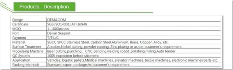 Customize Fabrication Welding Electroplate Polishing Laser Cutting Part Machining Parts