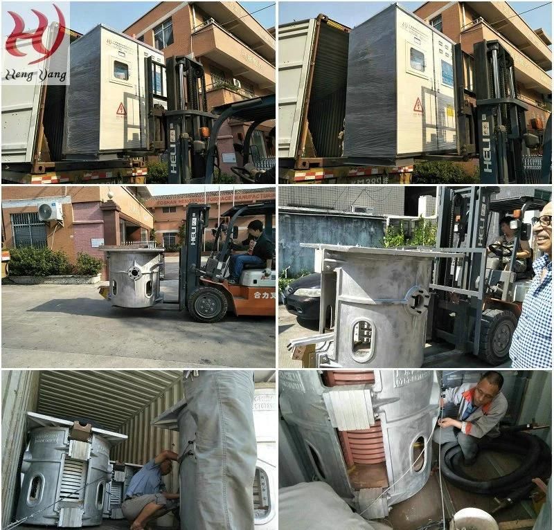 24hours Contious Working Electric Induction Copper Melting Furnace