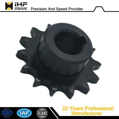 Ihf Customized Stainless Steel Conveyor 20 Teeth Sprocket Chain Wheels with Blackening