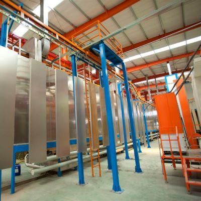 Stainless Steel Material Compact Powder Coating Line for Small Size Factory