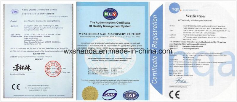 Roofing Nail Making Machine/Roofing Nail Machinery/Nail Making Machine