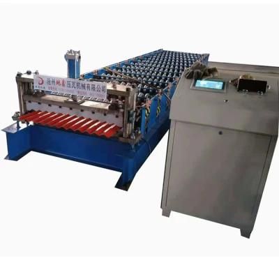 Corrugated Wave Tile Roofing Sheet Profile Roll Forming Machine