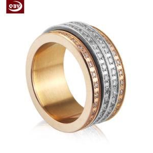 Rose Gold Customized Ring CNC Steel Machined Part