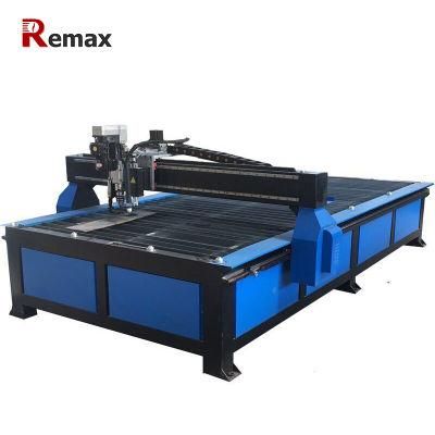 1500*3000mm CNC Metal Cutting Plasma Machine with Drilling Head for 15mm