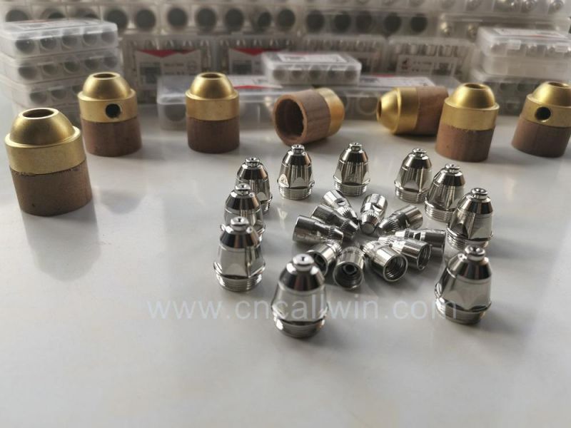 Professional CNC Plasma Cutter Consumables Nozzles Electrodes for Metal Cutting