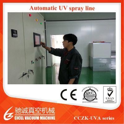 Dustfree Manual Spray UV Coating Paint Shop Plastic Matalize Vacuum Coating Machine