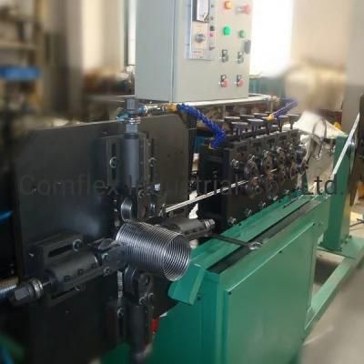 Round/Polygon Interlock Flexible Exhaust Pipe Making Machine