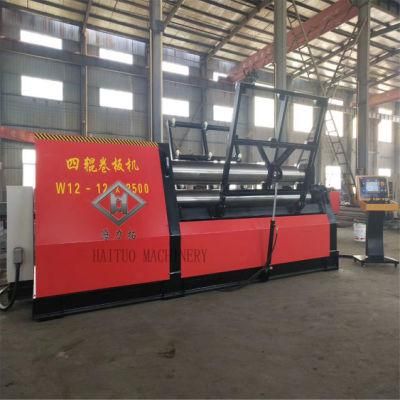 Metal Plate Circle Bending Machine Plate Rolling Equipment W12nc