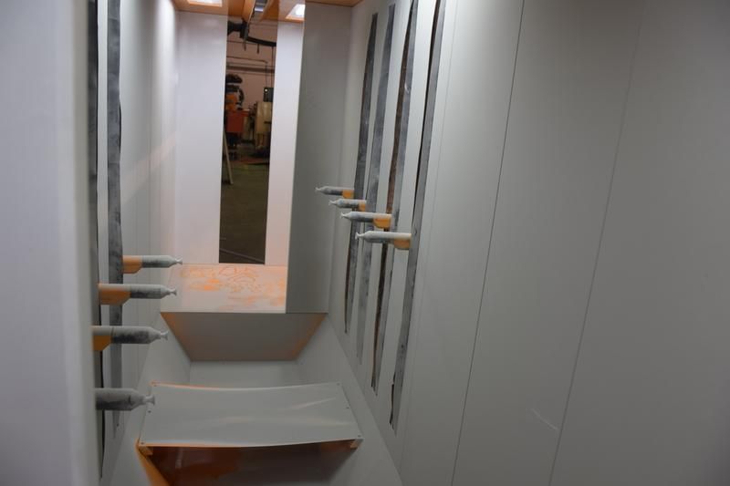 Cyclone Powder Coating Spray Booth for Fast Color Change