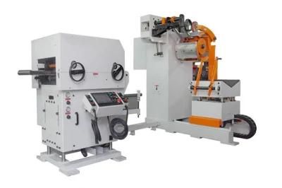 Automatic Metal Sheet 3 in 1 Uncoiling Straightener Servo Feeder