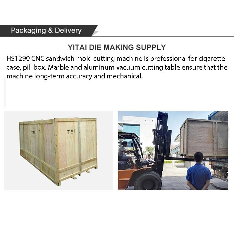High Precision Sandwich Die Routing Machine for Cigarette Box Making