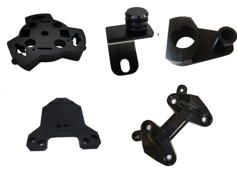 Black Anodized Windshield Bracket