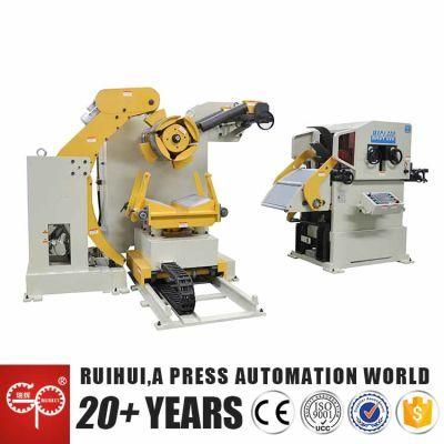 Automatic Feeding System Roller Straightening Machine Nc Servo Straightener Feeder Line