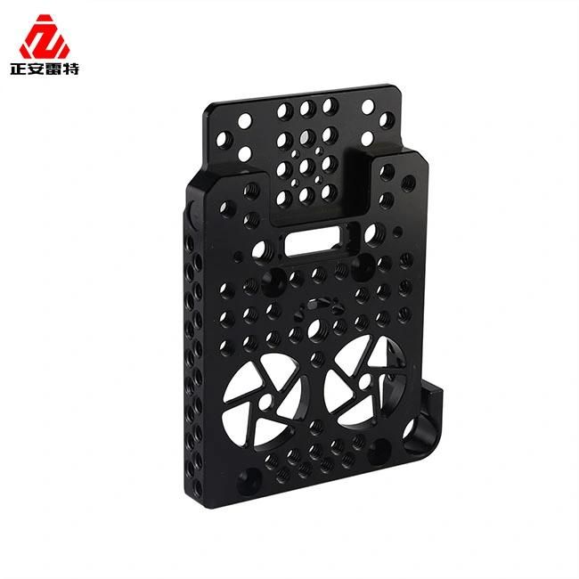 Customized CNC Milling Machined Aluminum Sliver Anodized Part for Sound Equipment Accessories Enclosure Part