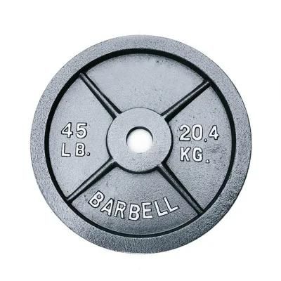 OEM/ODM Onnit/Champion Cross Fit Baking Cast Iron Surface Weight Lifting Plates