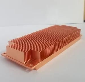 Rectangle Copper Heat Sink for CPU Cooler, Radiator, Heatsink