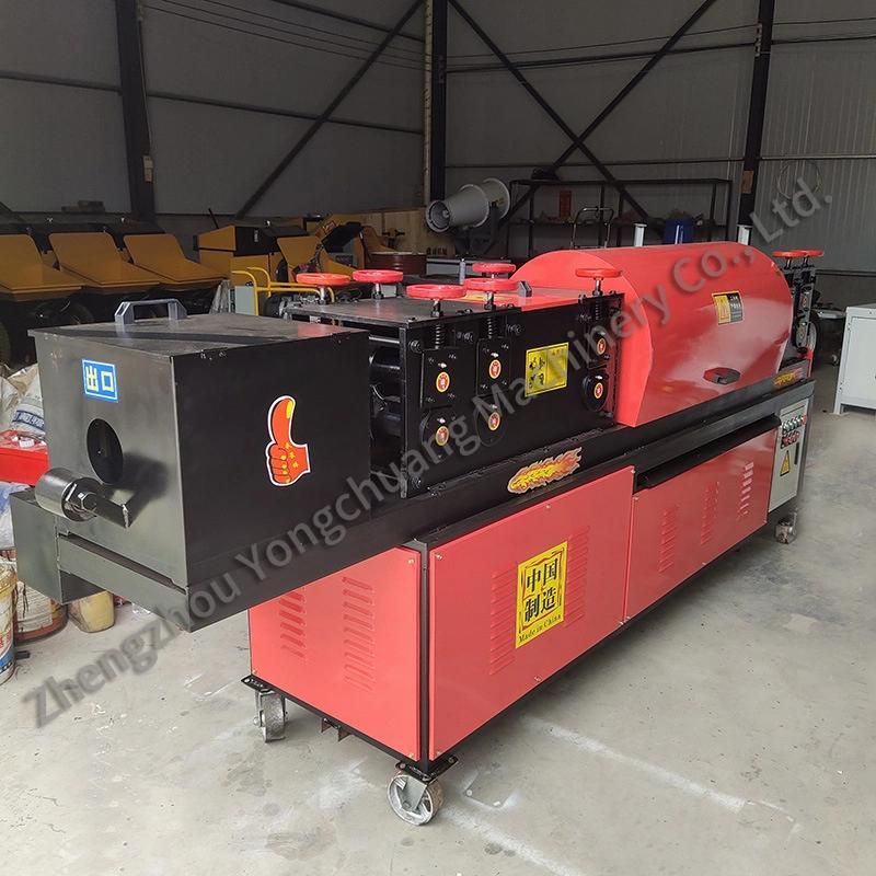 Customizable Scaffold Steel Pipe Straightening and Rust Removing Machine