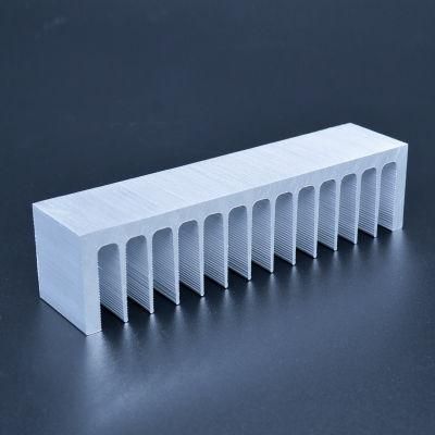 High Power Dense Fin Aluminum Heat Sink for Apf and Svg and Electronics and Radio Communications and Welding Equipment and Inverter and Power