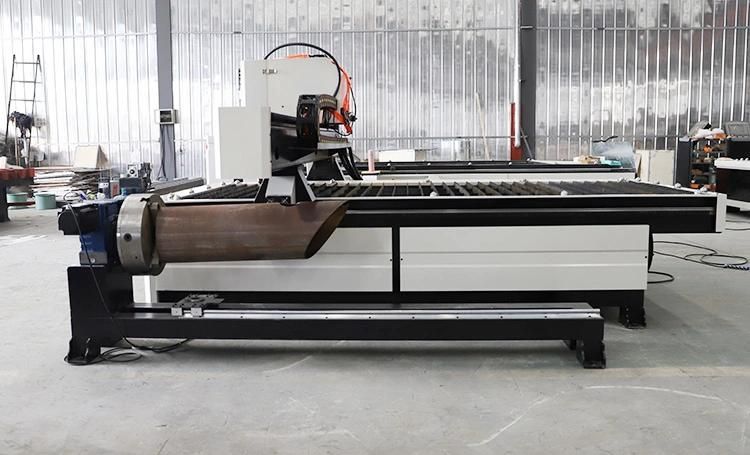 Marking Drilling Heads CNC Table Plasma Cutter, 1325 1530 Automatic Plasma Metal Carbon Steel Cutting Machine with Rotary Axis