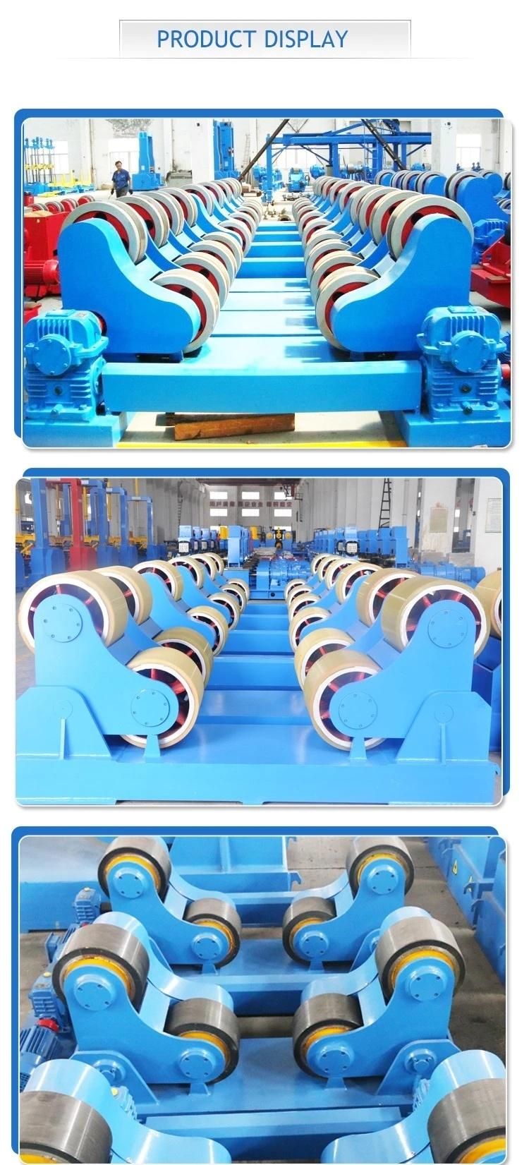 Self Aligned and Conventional Type Turning Rolls Rubber Metal Wheels