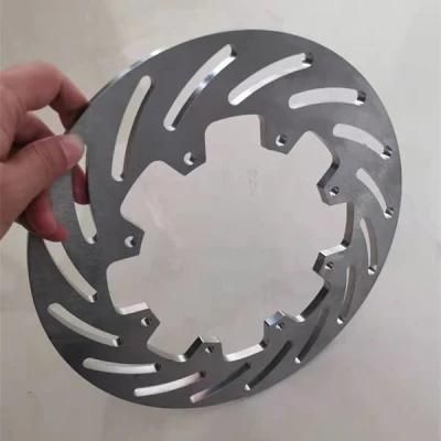 12 in Titanium Alloy Slotted Rear Brake Rotors