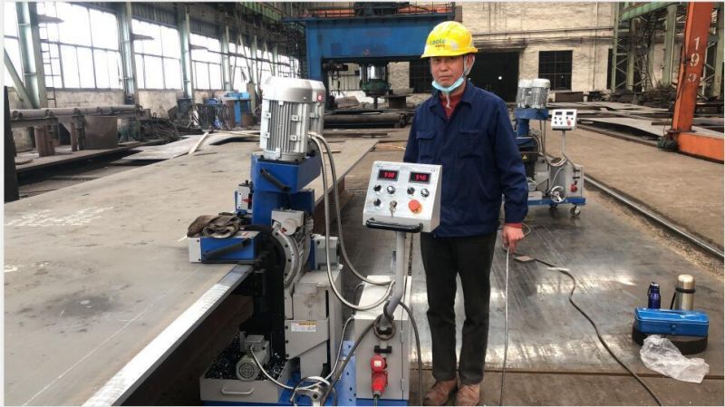 Gmm-100L Self-Propelled Plate Edge Cold Beveling Machine
