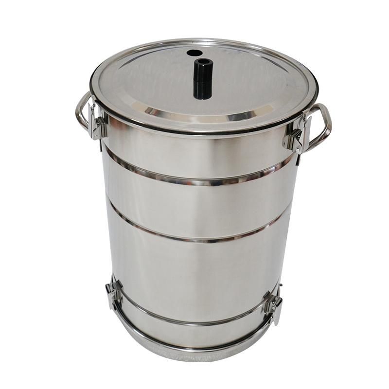 Powder Tank Stainless Steel Powder Bucket for Powder Coating Storage