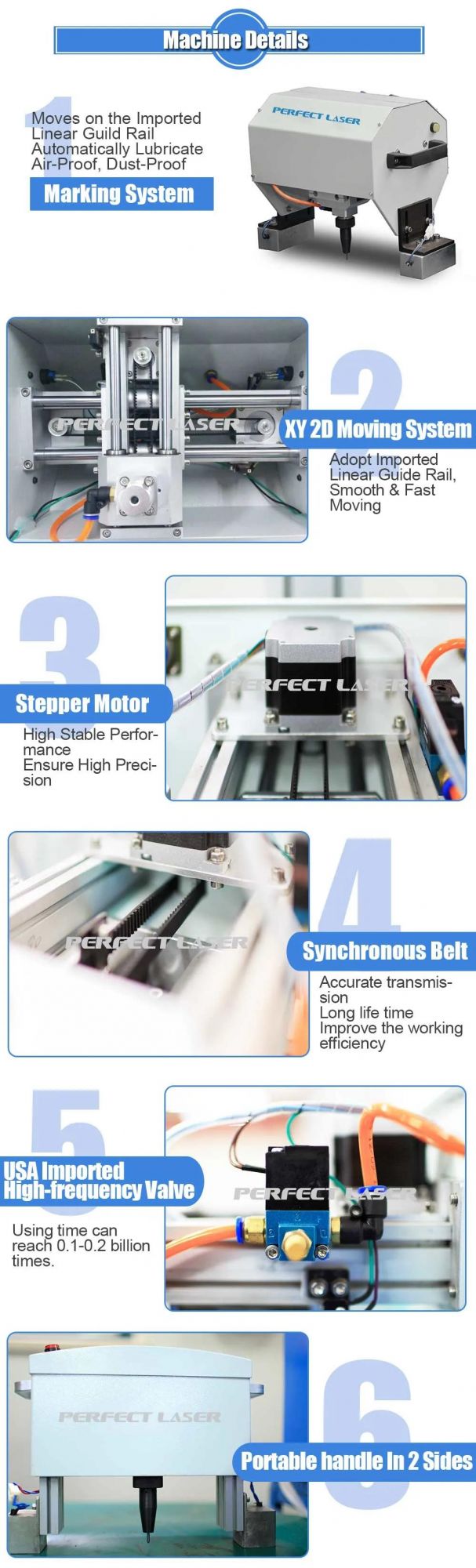 Handheld DOT Peen Marking Machine for Metal